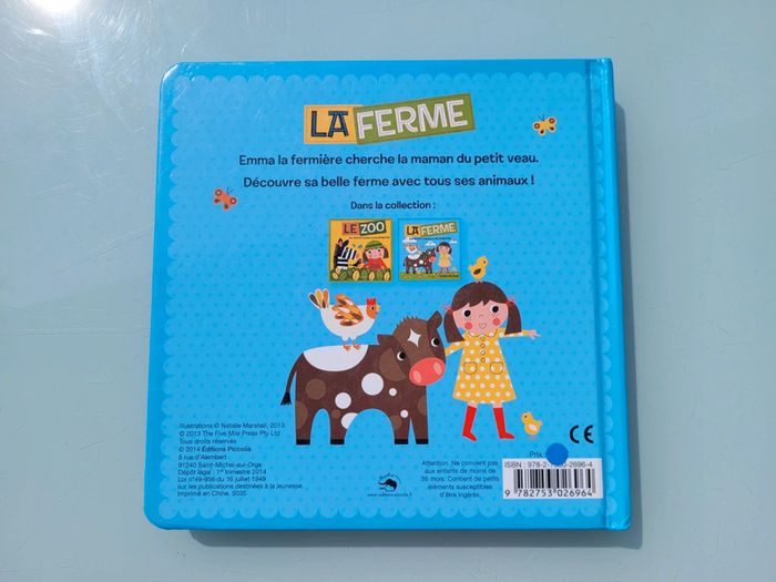 Livre animé 🐤 La Ferme 🐄 Des volets à soulever et des devinettes (72) - photo numéro 12