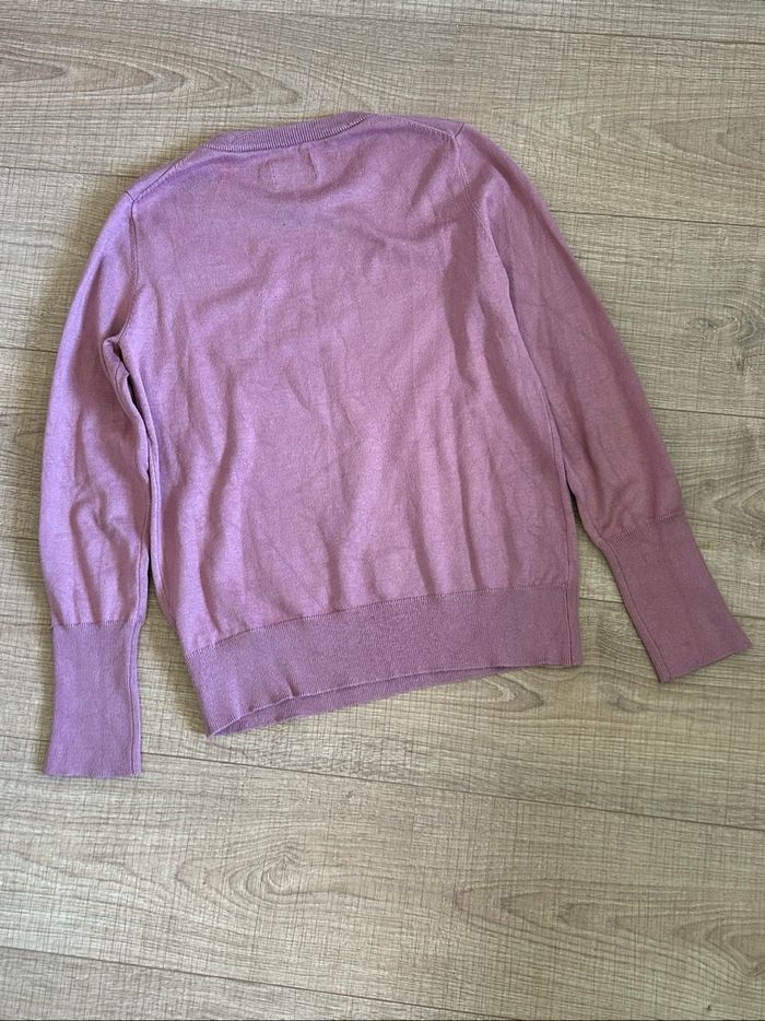 Pull rose à manches longues Manoukian taille L TBE - photo numéro 8
