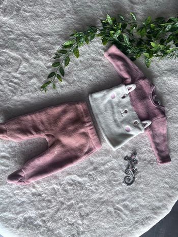 Pyjama 2 pièces en velours en 3 mois 