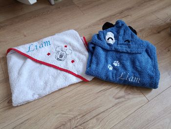 Lot cape de bain et puncho de bain Liam