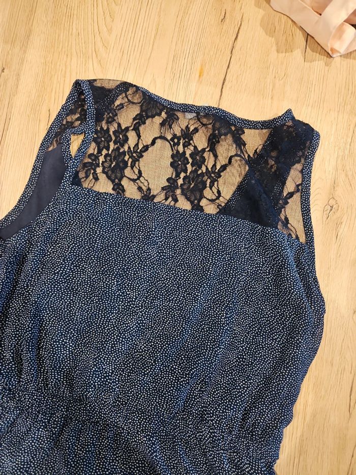 Robe évasée bleu marine - photo numéro 3