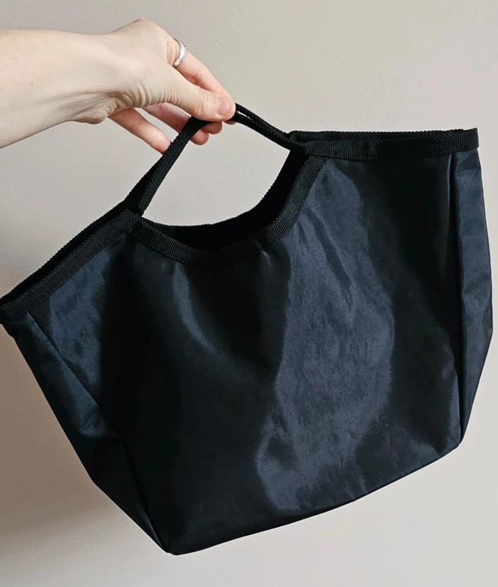 Sac Vintage Agnès.B noir cabas - photo numéro 2