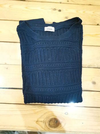 Pull ajourer géométrique