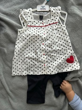 Ensemble fille 6 mois