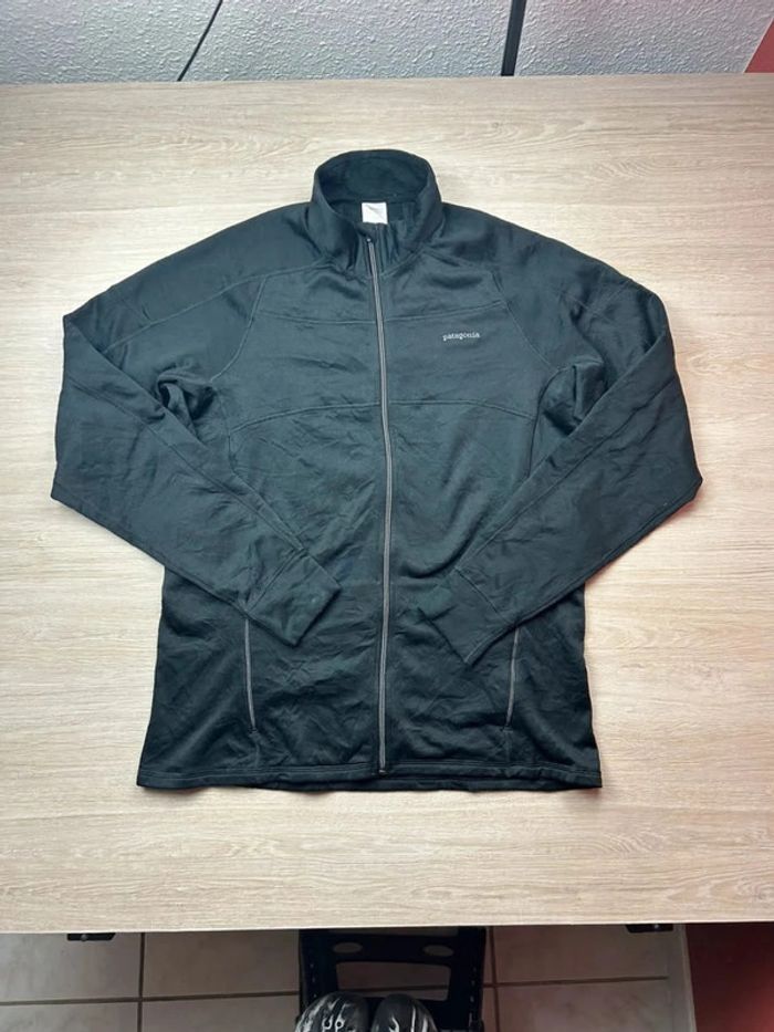 Veste Patagonia Polartec Noire Softshell Boulochée – Taille XL - photo numéro 2