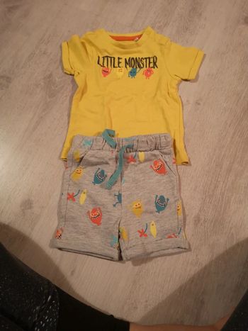 Ensemble tee shirt et short