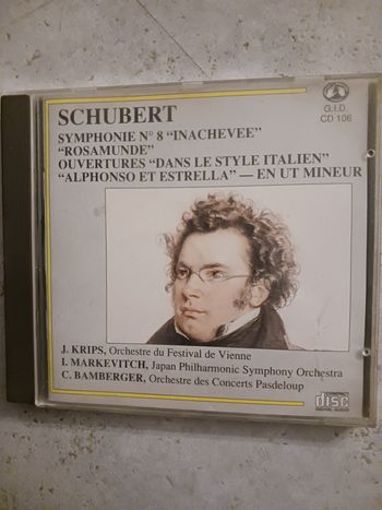 CD Schubert symphonie n° 8