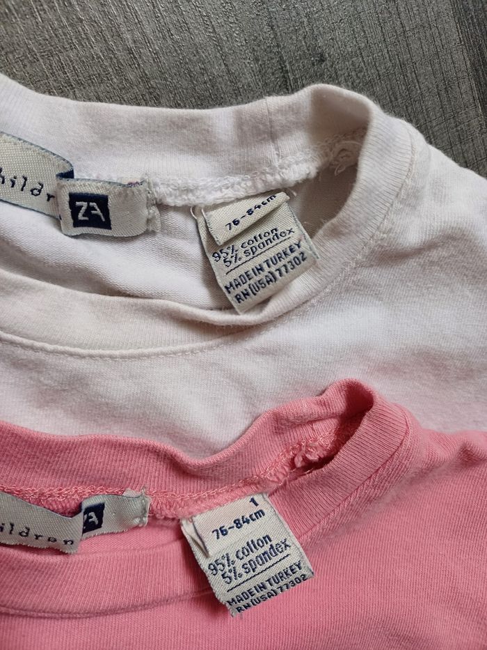 Lot t shirt manches longues 12 mois - photo numéro 5