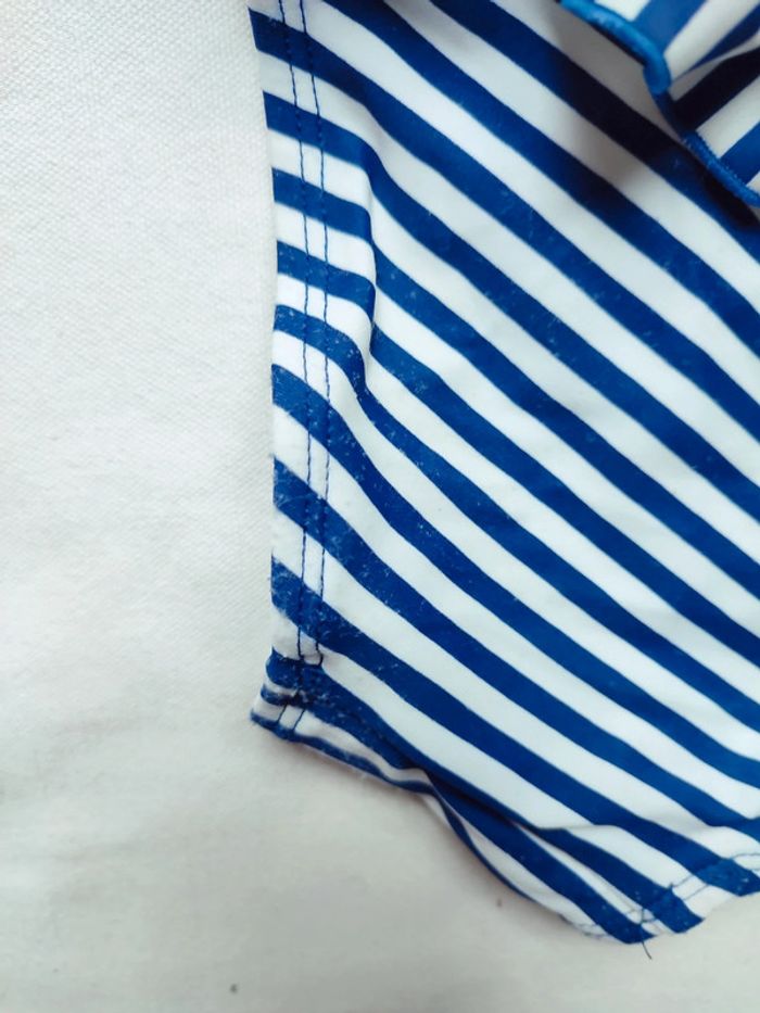 Bas de maillot de bain 4/6 ans type marinière - photo numéro 4