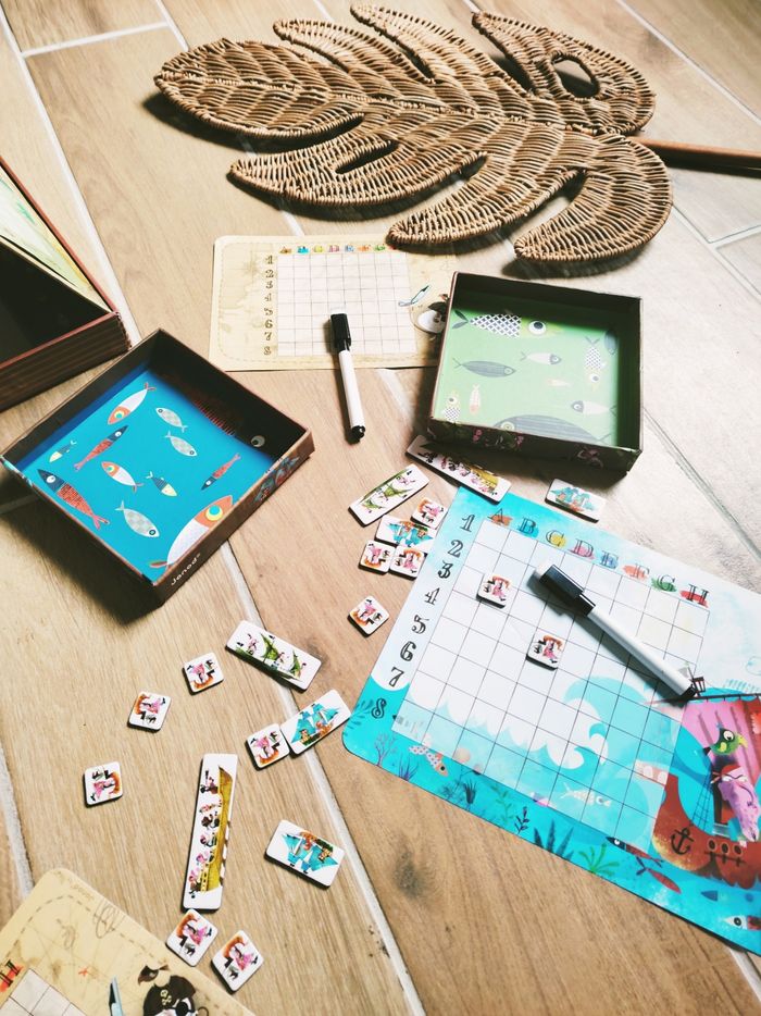 🦜Jeu de stratégie- Pirate battle ship /Bataille navale marque Janod - photo numéro 7