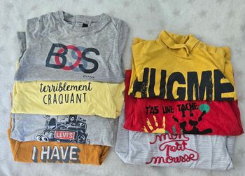 Lot de t-shirts manches longues 6 mois mois