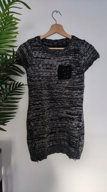 Pull en laine manches courtes