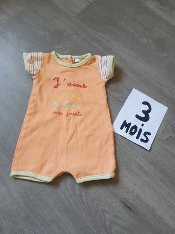 Barboteuse  grenouillère 3mois