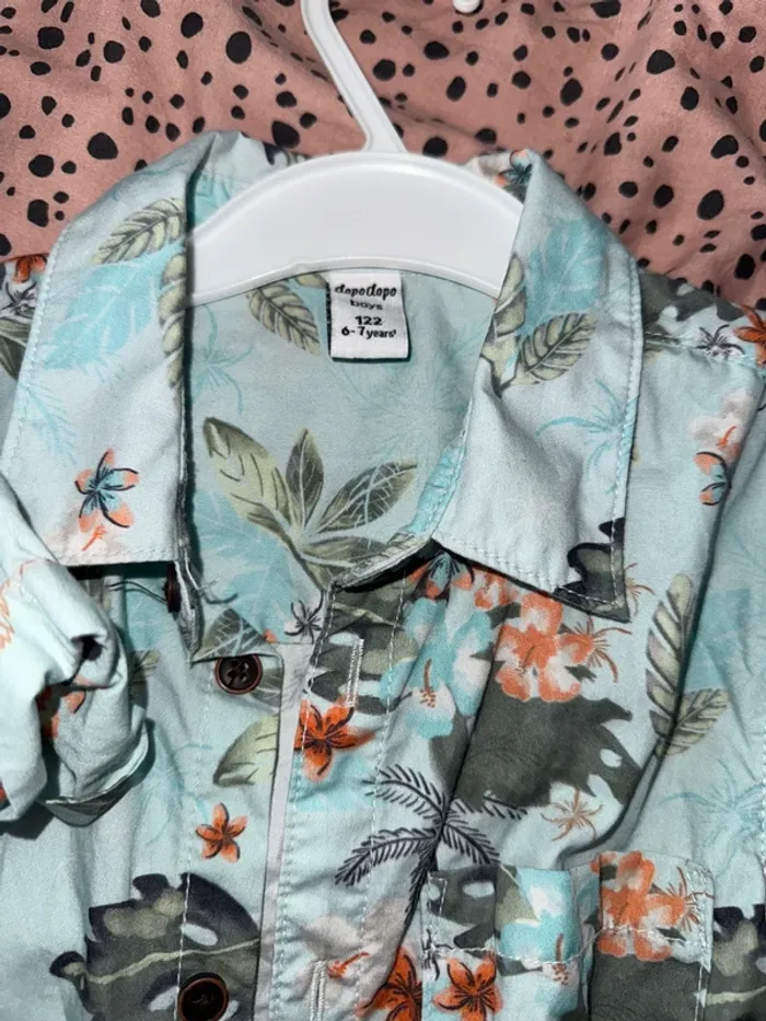 Chemise garçons lot de 2 taille 116 122 - photo numéro 3