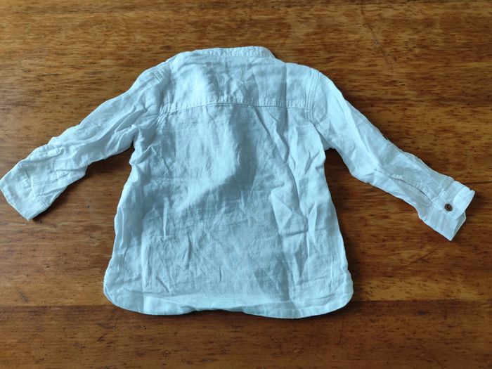 Chemise blanche légère taille 24mois kiabi - photo numéro 2