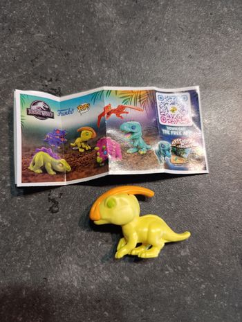 Funko pop kinder joy dinosaure Jurassic World Parasaurolophus
