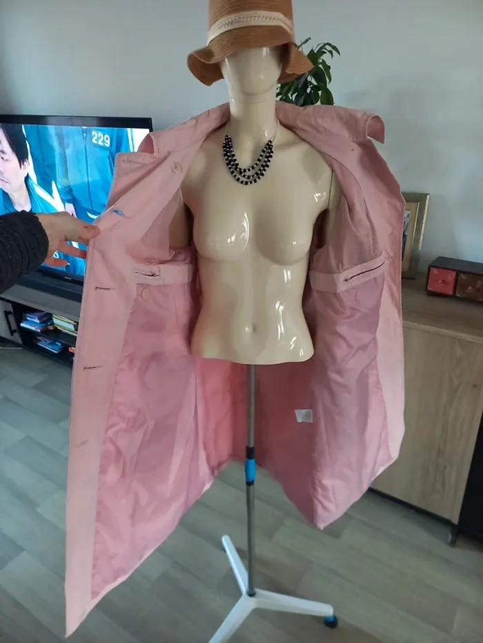 Manteau mi-long femme T44 - photo numéro 9