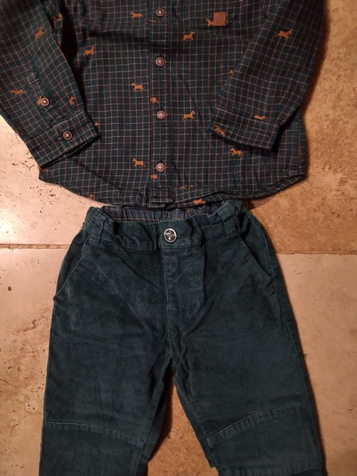Ensemble chemise et pantalon en 4 ans - photo numéro 3