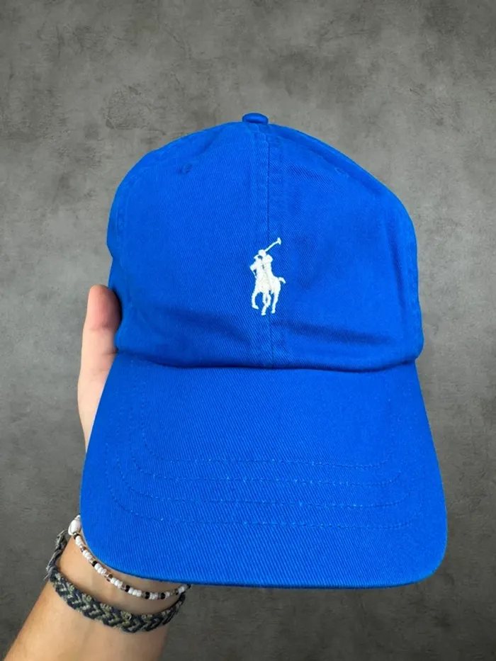 Casquette Ralph Lauren Bleu Marine Neuve - photo numéro 2