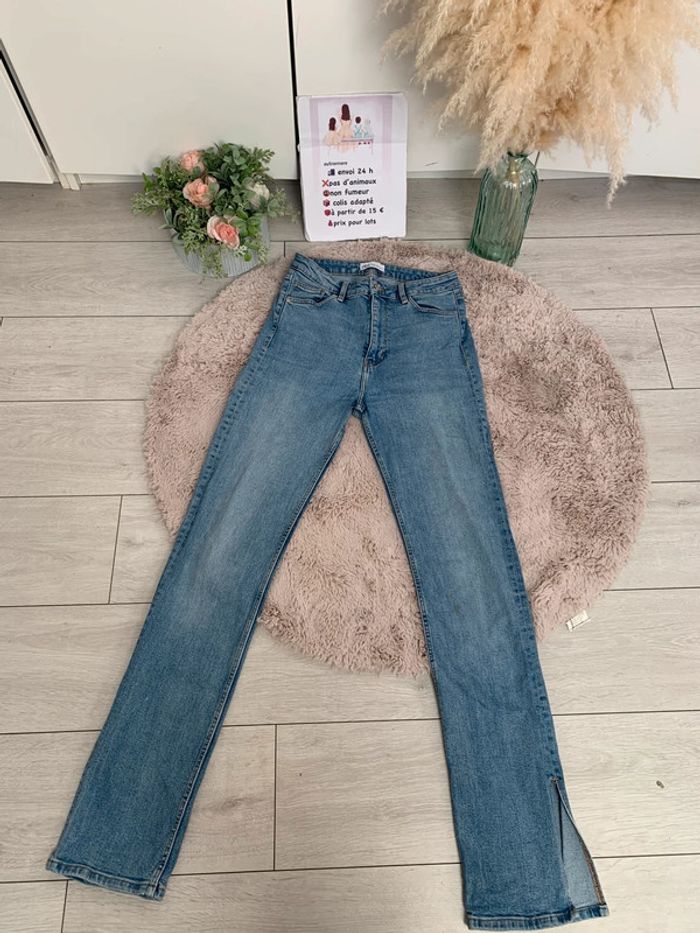 Jean bleu clair évasé