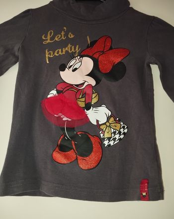 Sous pull minnie Disney  lets party taille 98