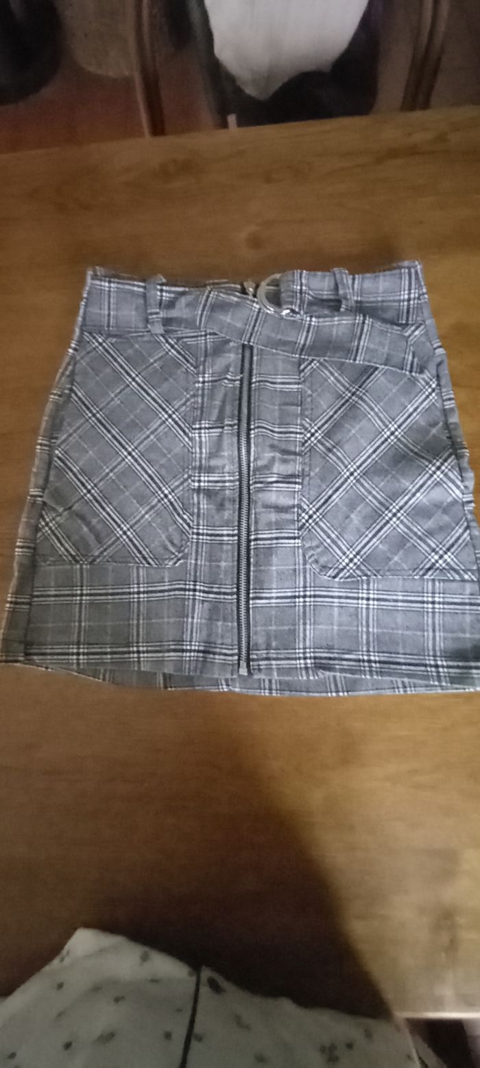 Jupe à carreaux