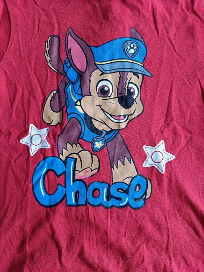 T-shirt Pat patrouille " Chase 🐶 " T. 104 - 110cm Nickelodeon - photo numéro 3