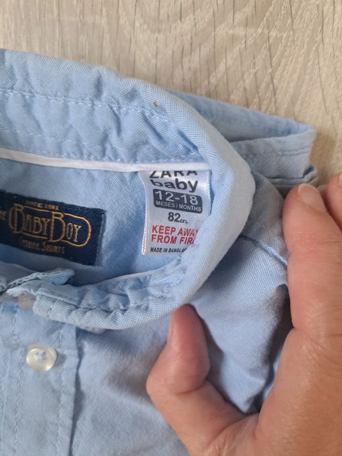 Chemise manches longues 12 18 mois - photo numéro 4