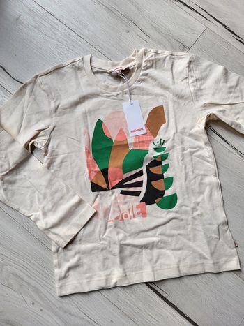 Tee shirt flowers catimini 8ans neuf