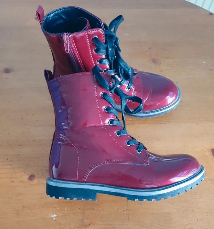 Bottines vernies