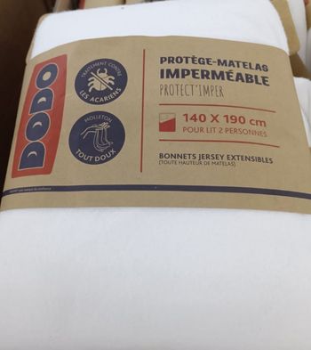 PROTÈGE MATELAS DODO 140X190 NEUF 