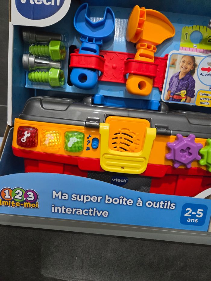 Vtech neuf boite à outils interactive pour apprendre en jouant - photo numéro 3