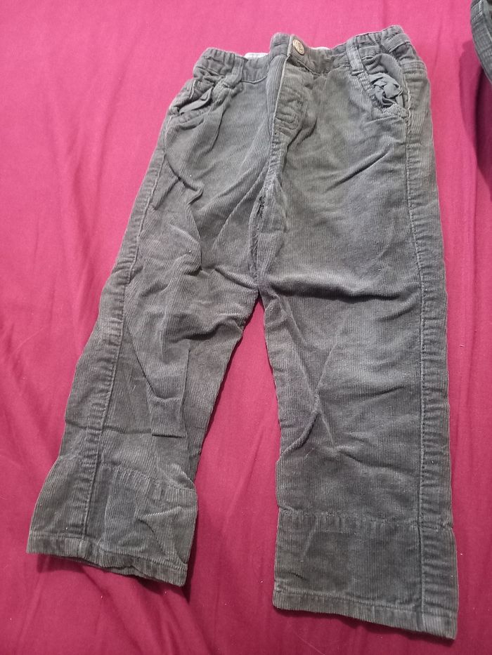 2 pantalon en velours - photo numéro 2