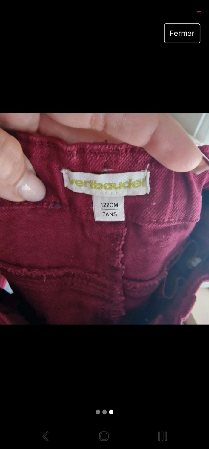 Jupe bordeaux - photo numéro 3