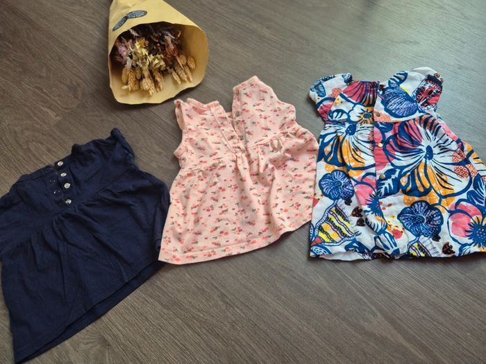 Magnifique lot de 3 robes 3 mois - photo numéro 8