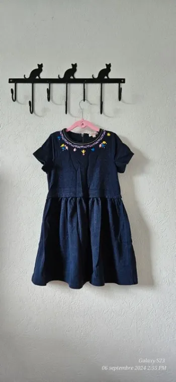 Robe molleton manche courte 8A dpam