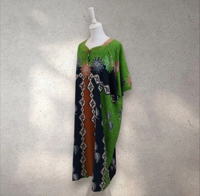Robe longue manches courtes caftan taille unique robe de plage - photo numéro 3