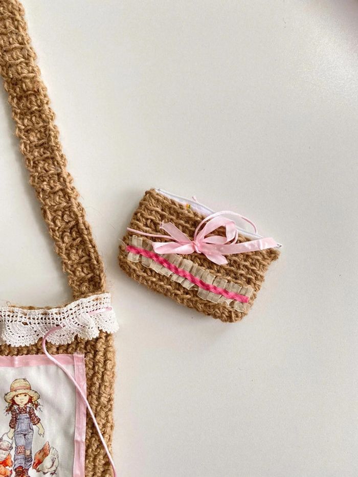 Sac à bandoulière avec son porte monnaie - photo numéro 4
