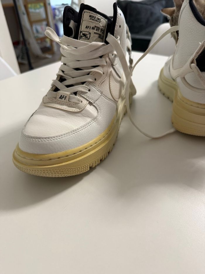 Nike Air Force 1 Mid blanches, taille 38,5 en bon état général. - photo numéro 10