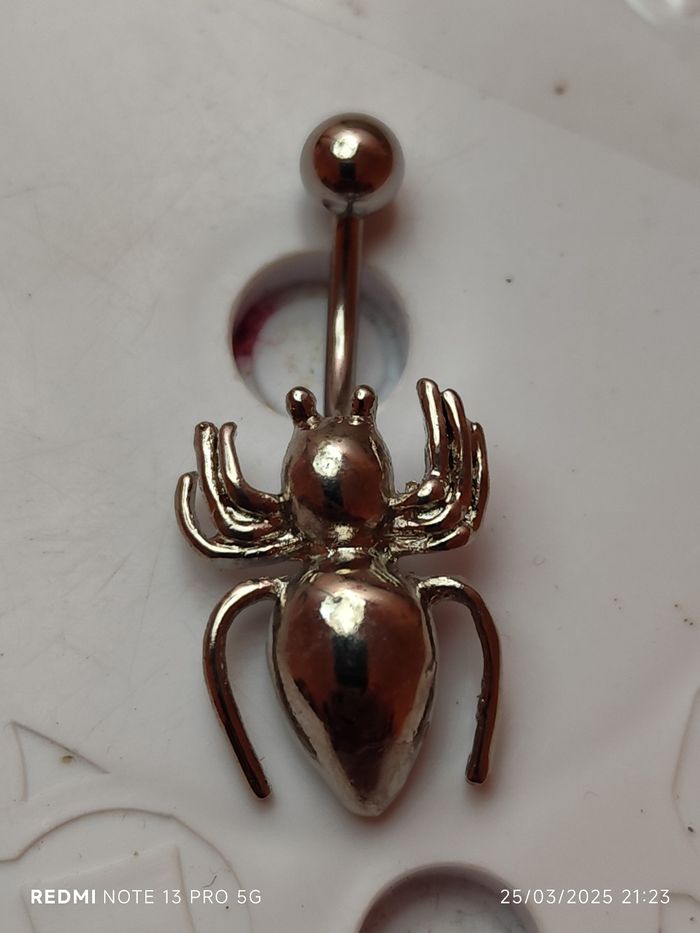 Piercing nombril araignée neuf - photo numéro 5