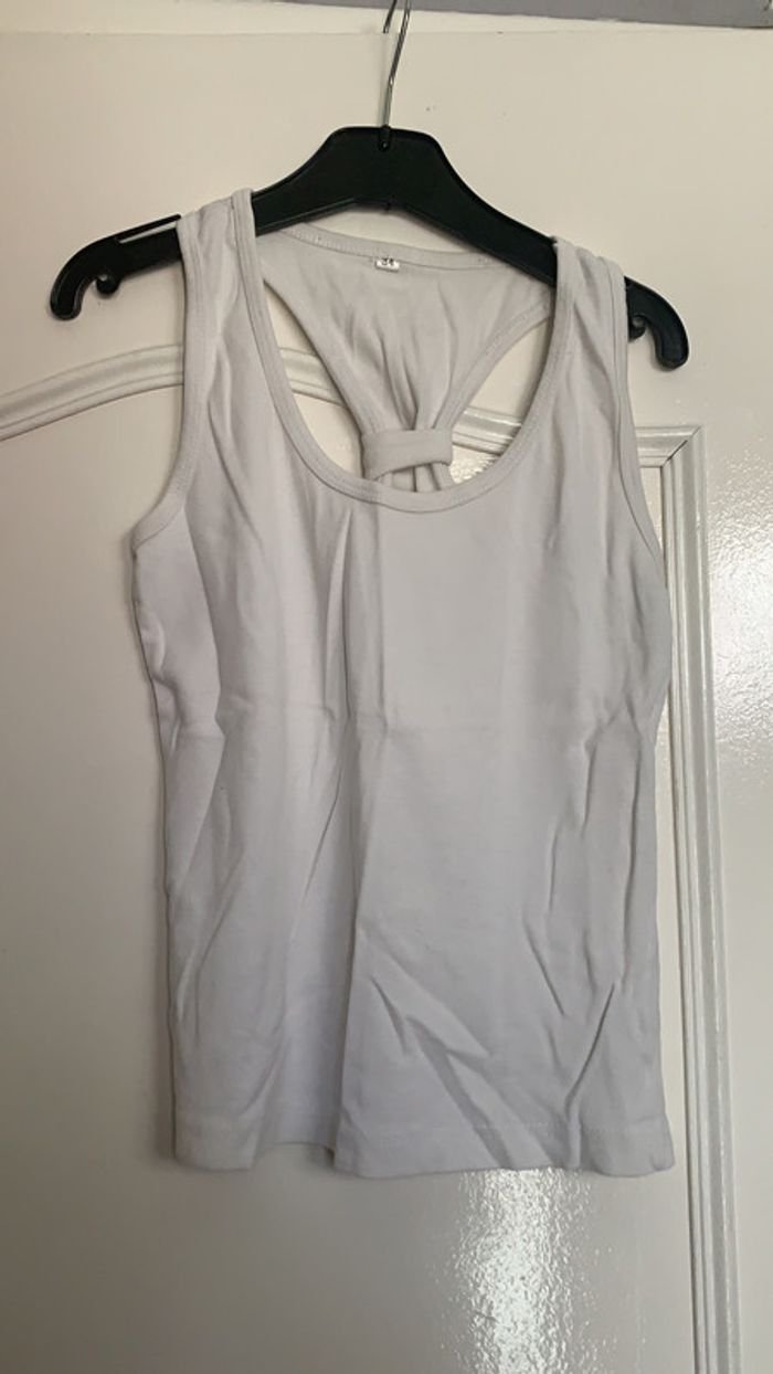 Débardeur  blanc été
