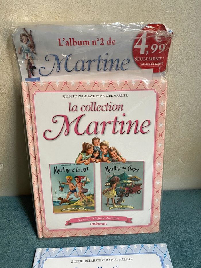 Lot de 2 livres de la collection Martine n°1 et 2. À la mer, au cirque, à la ferme et en voyage - photo numéro 3