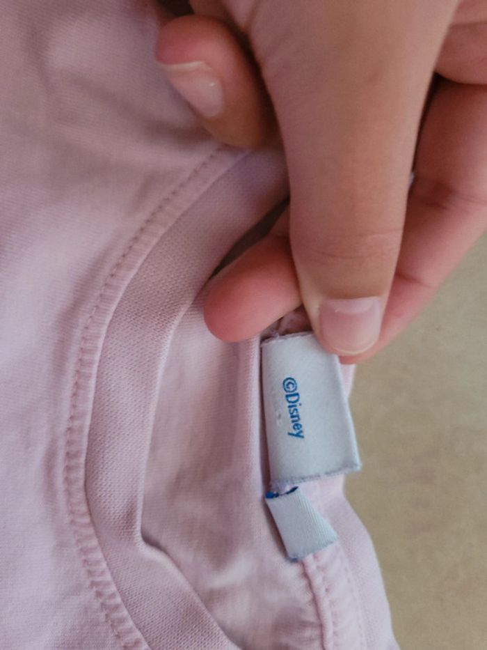 Tee-shirt manche longue rose 10 ans - photo numéro 4