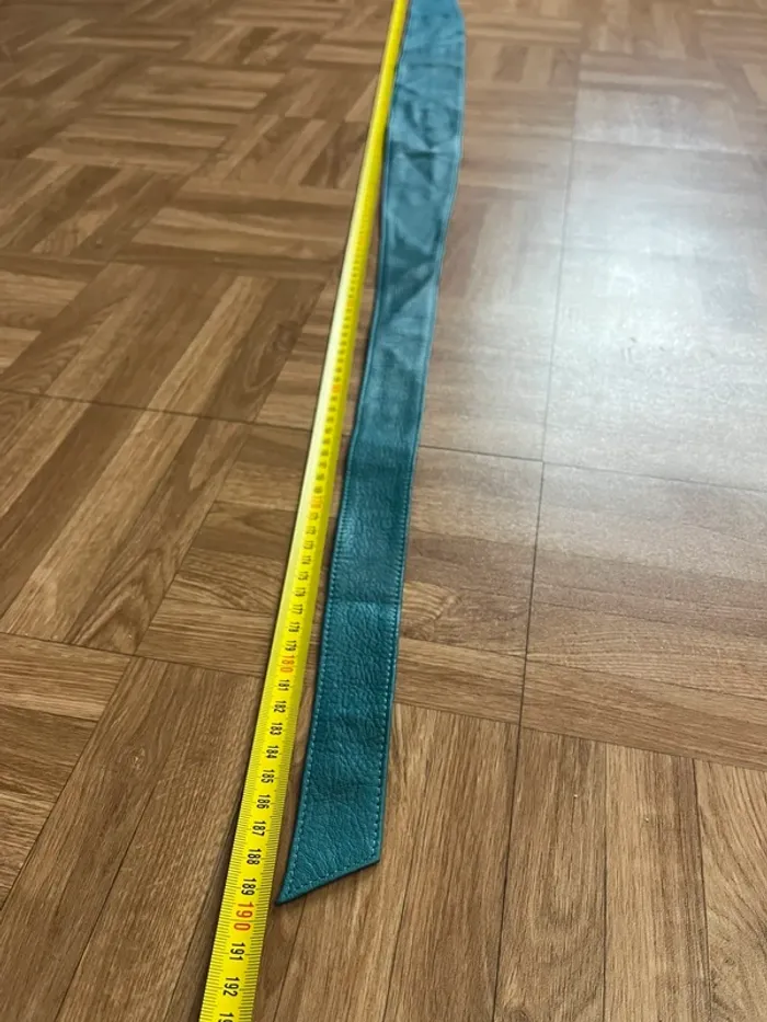 Ceinture large à nouer en cuir Maison 123 - photo numéro 3