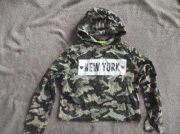 Sweat top crop fille 8 ans