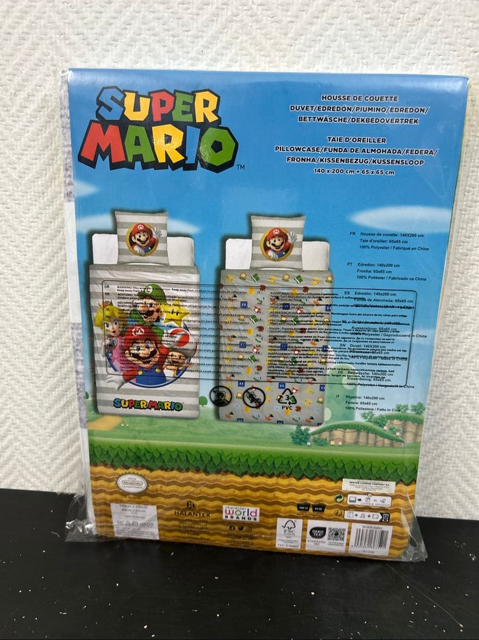 Parure De Lit Super Mario - Housse De Couette Super Mario - photo numéro 2
