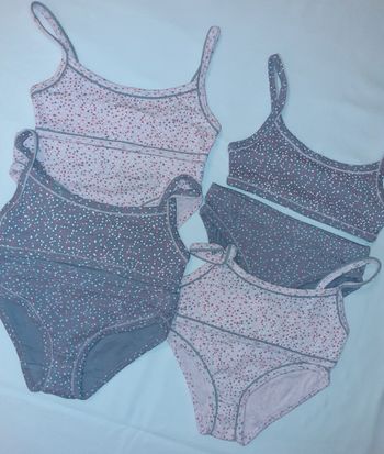 Ensemble brassières culottes