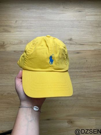 Casquette Ralph Lauren Jaune Neuve