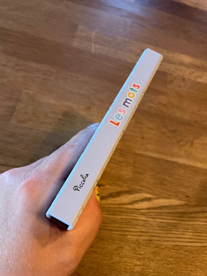 Livre cartonné Ma petite école Les mots avec une tirette à chaque page - photo numéro 2