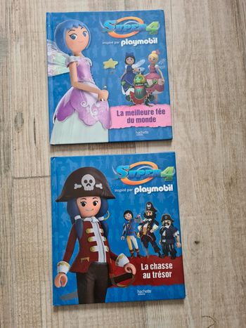 Lot de 2 livres playmobil